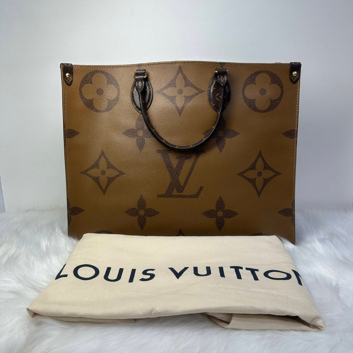 Louis Vuitton/ LV OTG ONTHEGO GM Monogram Coated Canvas Tote – Ponhu  Luxuries
