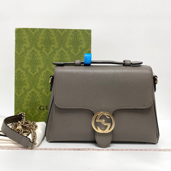 Gucci/GG Interlocking G Top Handle Small Grey BFCM CS1113