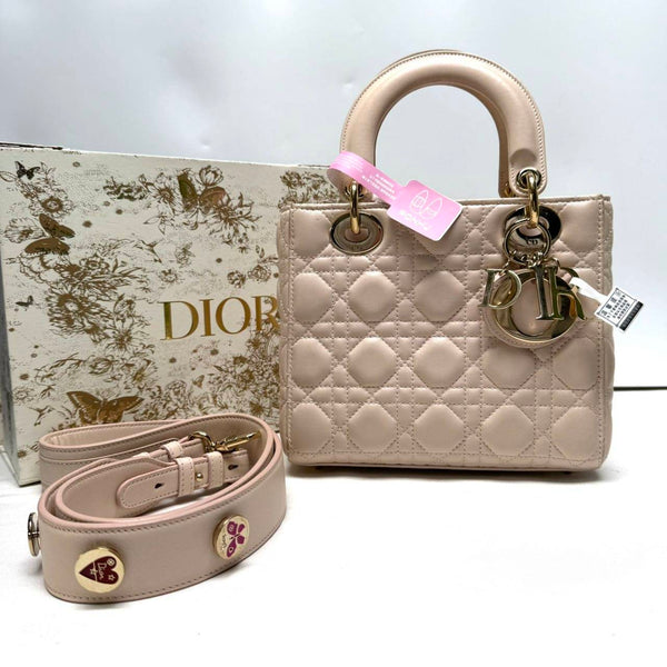 【TikTok Livestream】Dior/CD LadyDior Small My ABC Light Pink
