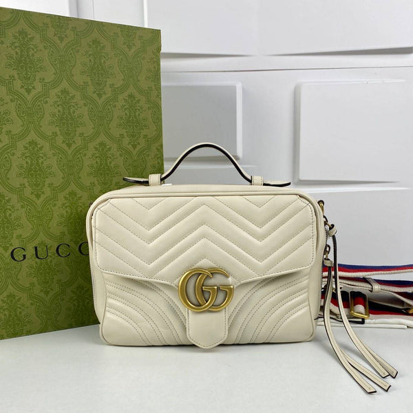 【TikTok Livestream】Gucci/GG Marmont Camera White