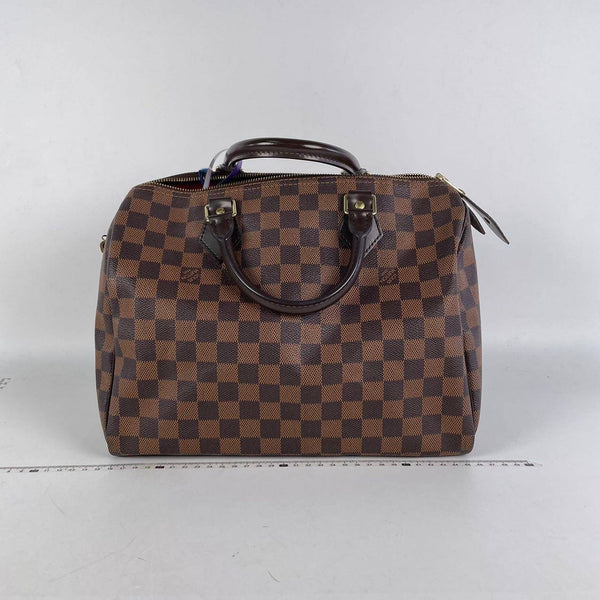 【TikTok Livestream】Louis Vuitton/LV Speedy 30 Damier Ebene Handbag