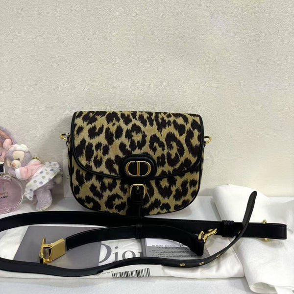 【TikTok Livestream】Dior/CD Bobby Medium Mizza Embroidered Flap Multicolor