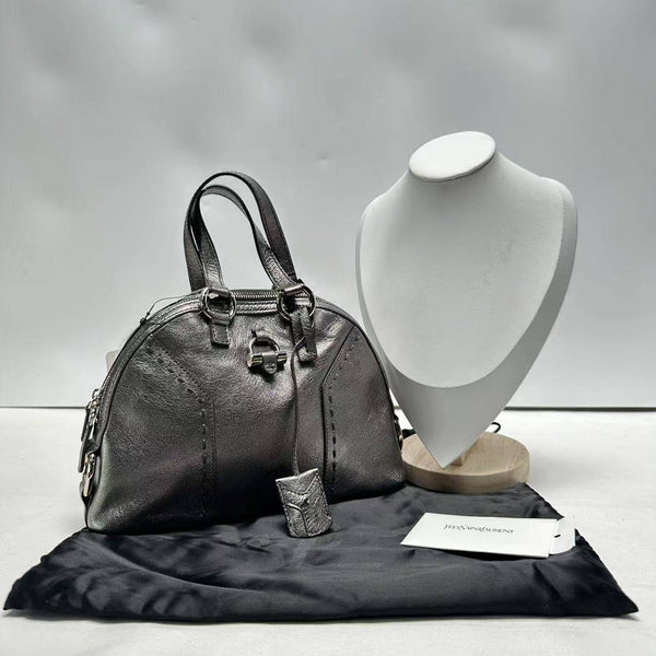 【TikTok Livestream】Saint Laurent/YSL Rive Gauche Metallic Silver CPU0322