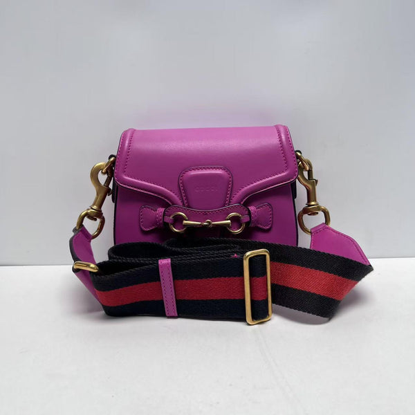 【TikTok Livestream】Gucci/GG New Rosette Small Lady Ophidia Flap Purple CPU0426