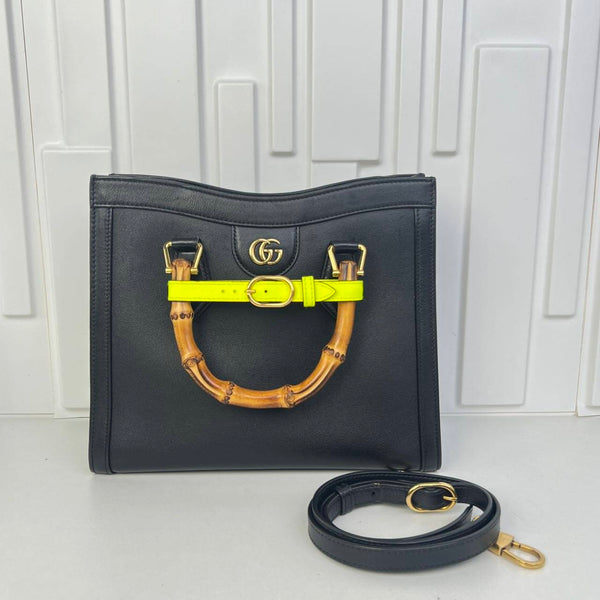 【TikTok Livestream】Gucci/GG Diana Medium Bamboo Handle Black CPU0515
