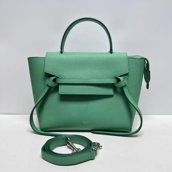 【TikTok Livestream】Celine Micro Belt Top Handle Green CPU0415