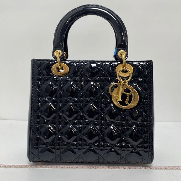【TikTok Livestream】Dior/CD LadyDior Medium Black CPU0302
