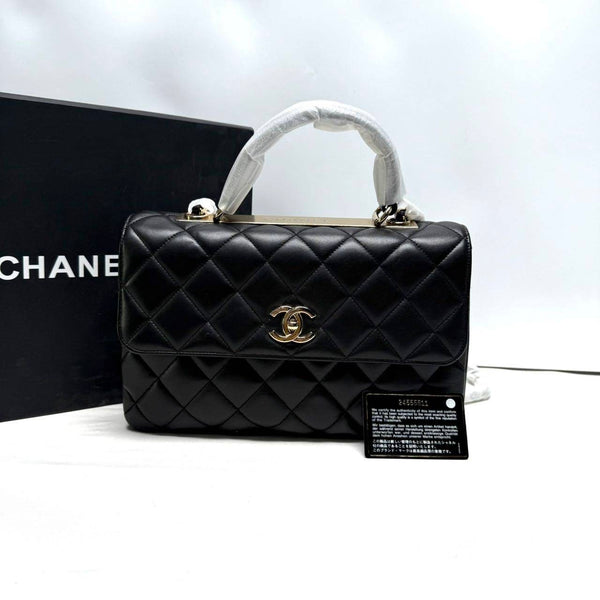 Chanel/CC Trendy CC Medium Top Handle Black CPU0423