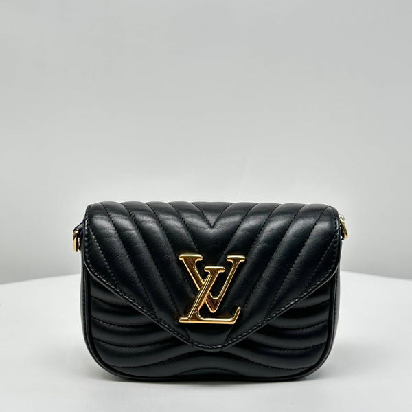 【TikTok Livestream】Louis Vuitton/ LV New Wave Multi Pochette Black