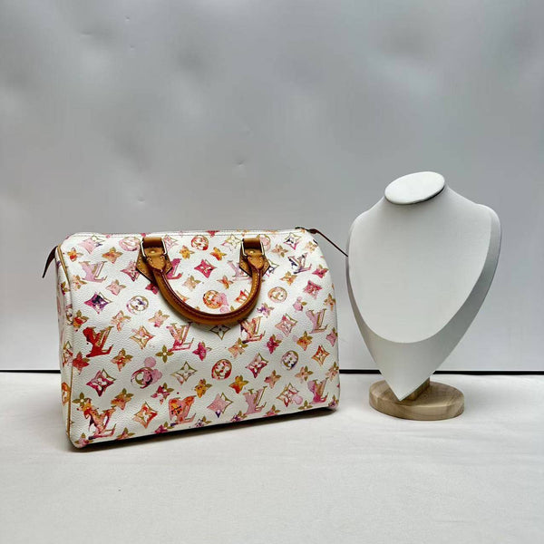 【TikTok Livestream】Louis Vuitton/ LV Speedy 30 Watercolor Aquarelle Multicolor CPU0401