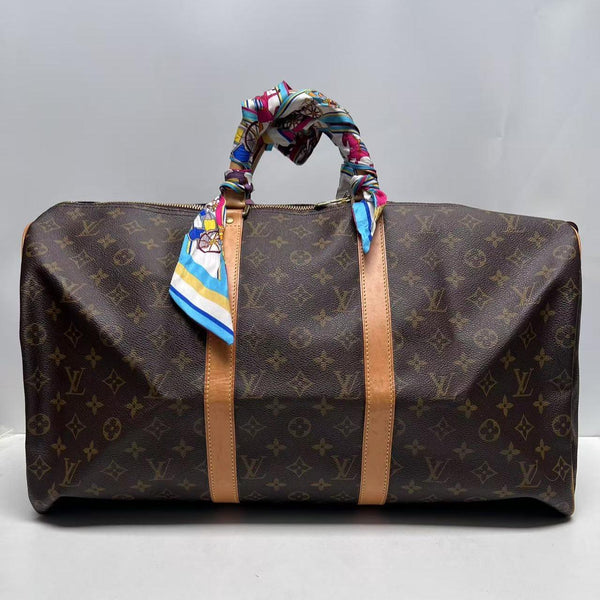 【TikTok Livestream】Louis Vuitton/ LV Keepall 50 Monogram CPU0324