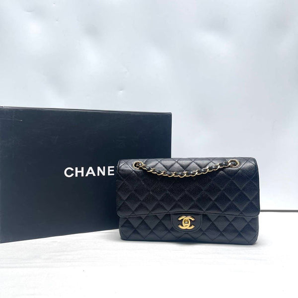 Chanel/CC Classic Double Flap Medium Black CPU0203