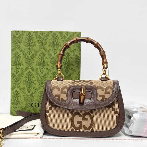【TikTok Livestream】Gucci/GG Ophidia Bamboo Top Handle Brown CPU0329
