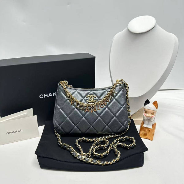 Chanel/CC Diamond Quilted Chain Blue CPU0609