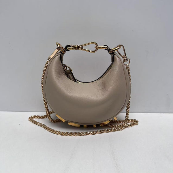 【TikTok Livestream】Fendi Fendigraphy Nano Beige