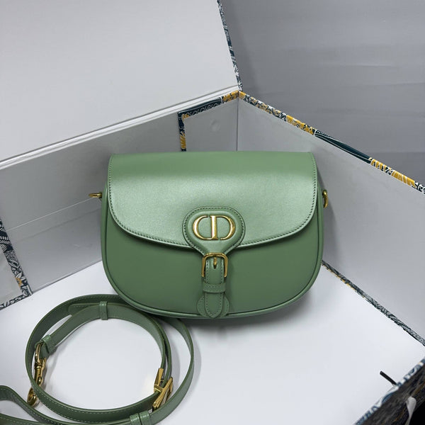 【TikTok Livestream】Dior/CD Bobby Medium Flap Green CPU0309