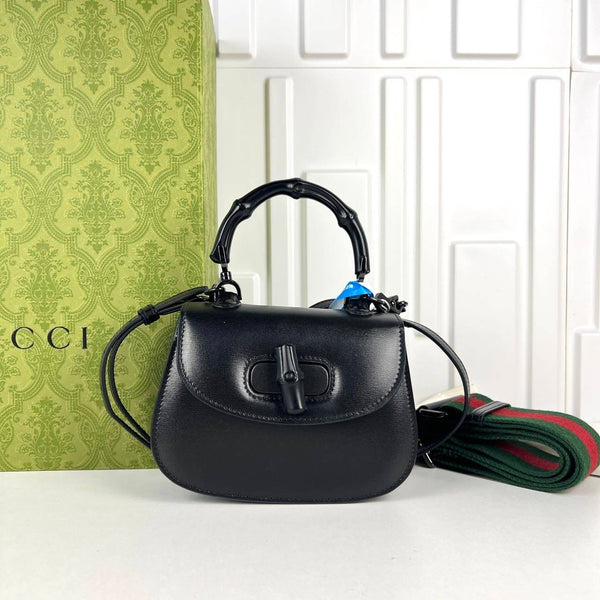 【TikTok Livestream】Gucci/GG Bamboo 1947 Mini So Black CPU0614