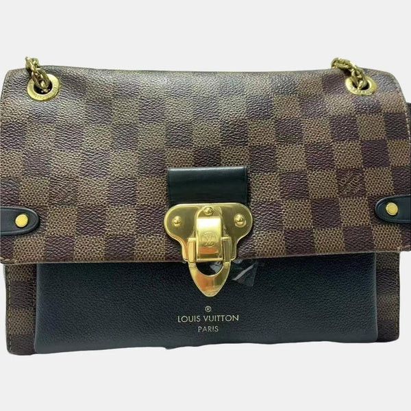 【TikTok Livestream】Louis Vuitton/ LV Vavin PM Flap Chain Damier Ebene CPU0422