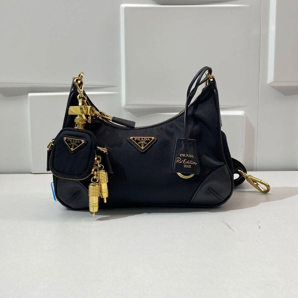 【TikTok Livestream】Prada Re Edition 2005 Black CPU0618